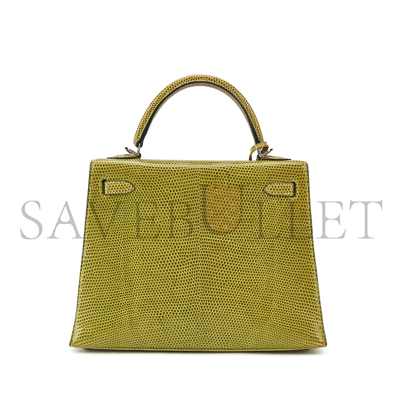 H**mes master kelly 28 lizard skin anise green gold buckle hardware (28*22*10cm)